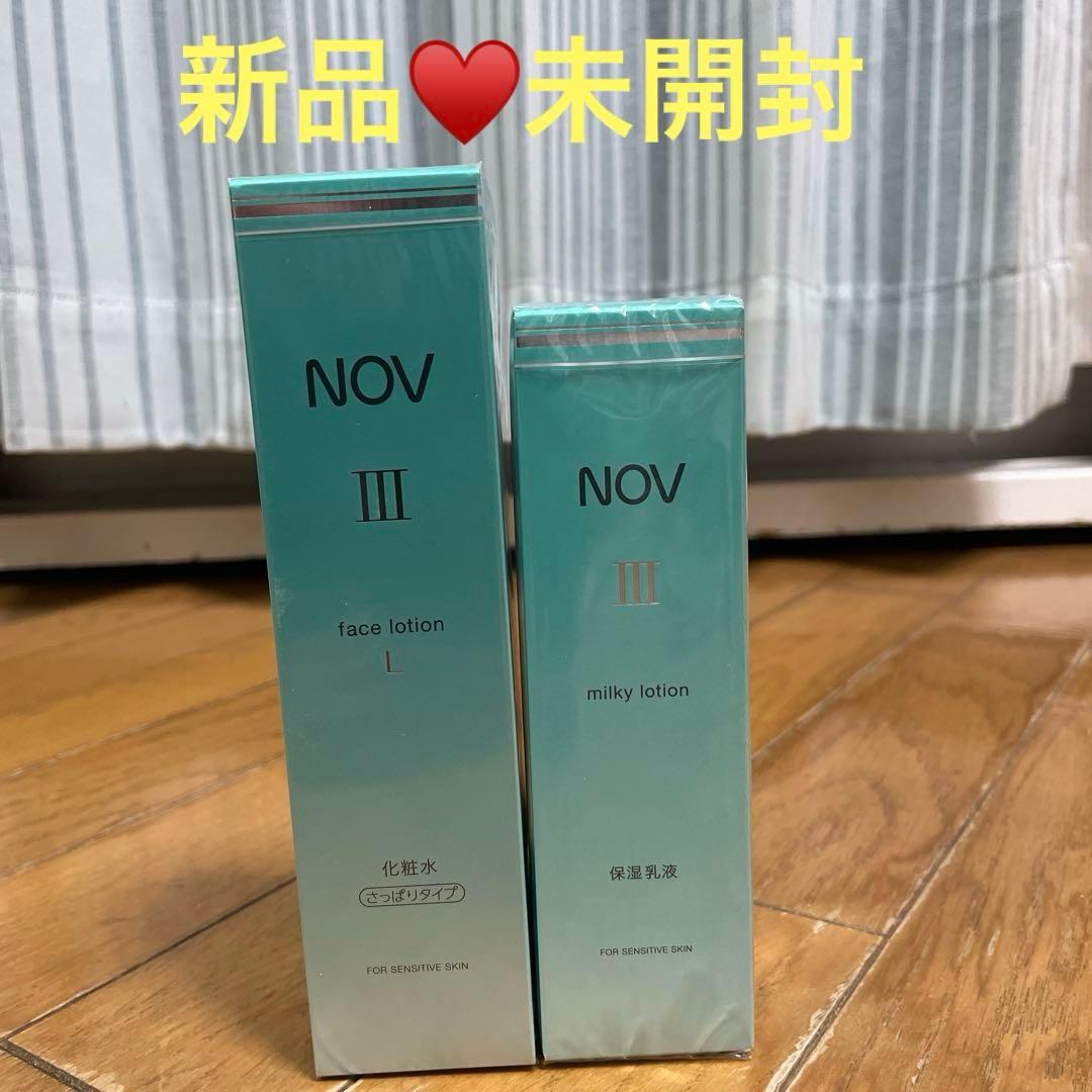 NOV III フェイスローション L & ミルキーローション セット