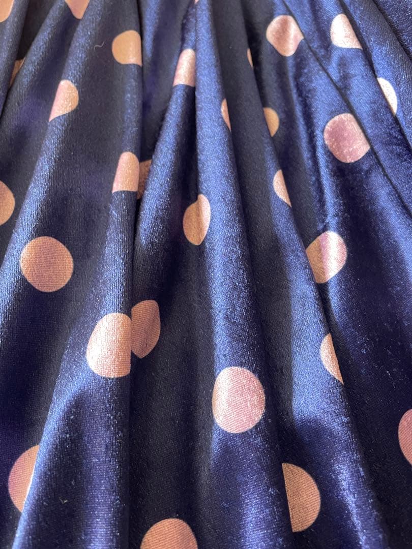 コムデギャルソンガール ドット ベロアスカート