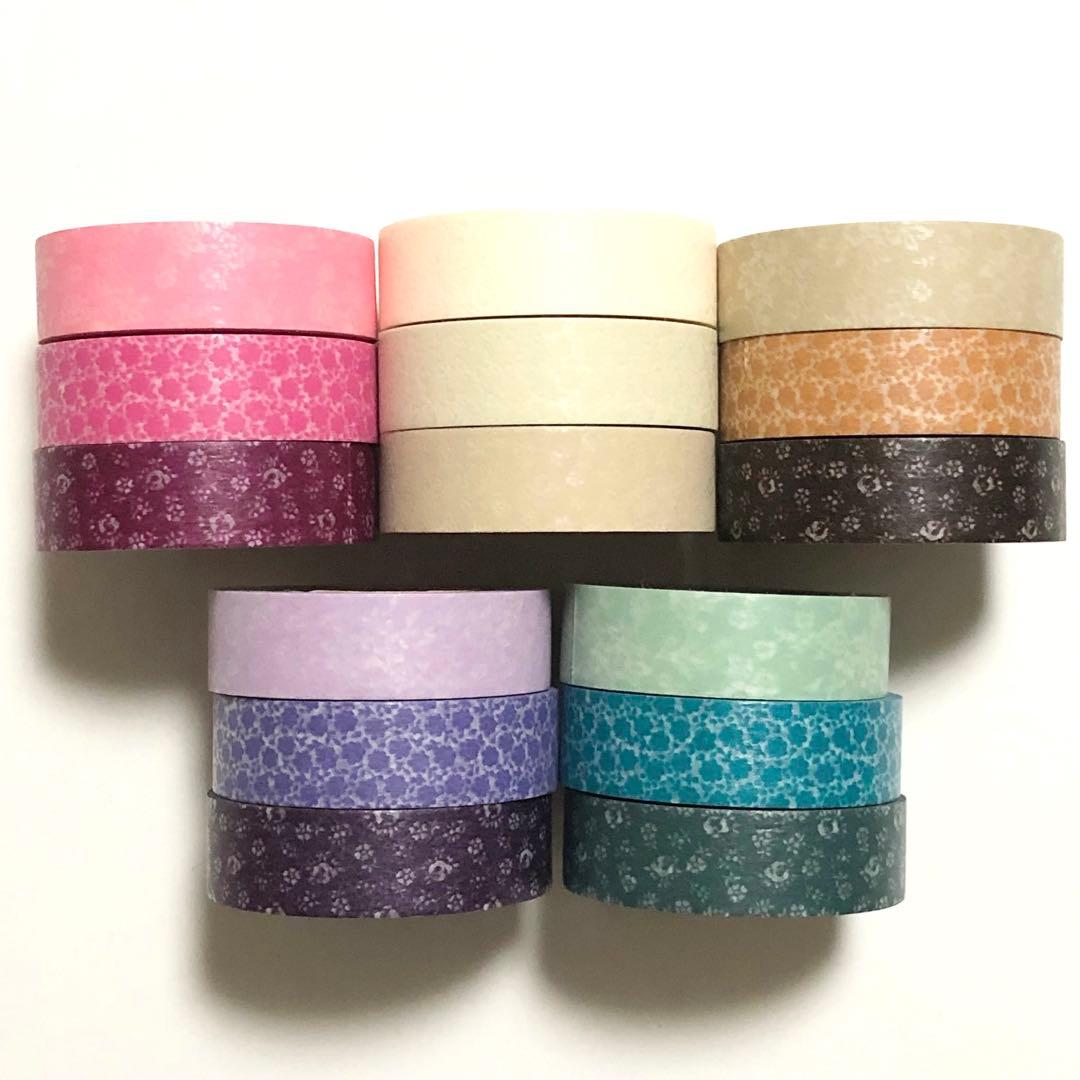 マークス マスキングテープ コフレ・ドュ・クチュリエ 花柄 まとめ売り