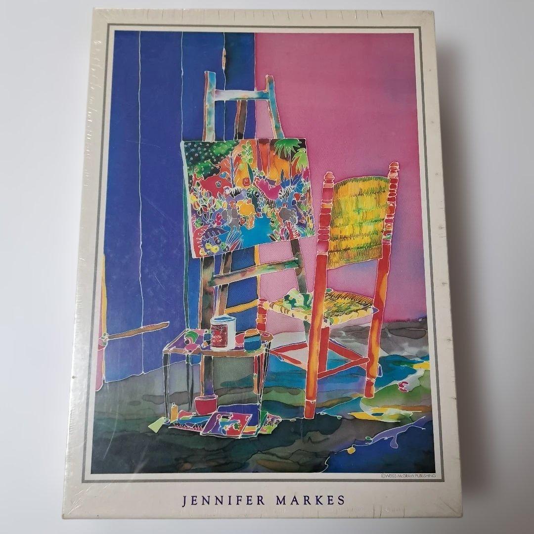 【未使用】 ジェニファー・マークス　キャンパス&イーゼル　ジグソーパズル