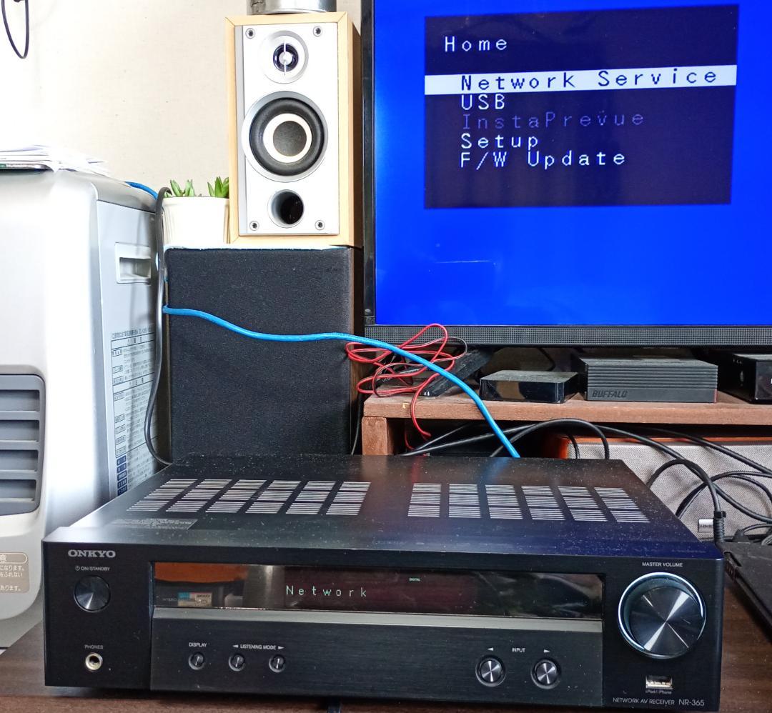 ONKYO NR-365(B) ネットワークAVレシーバー　BT対応動作良好