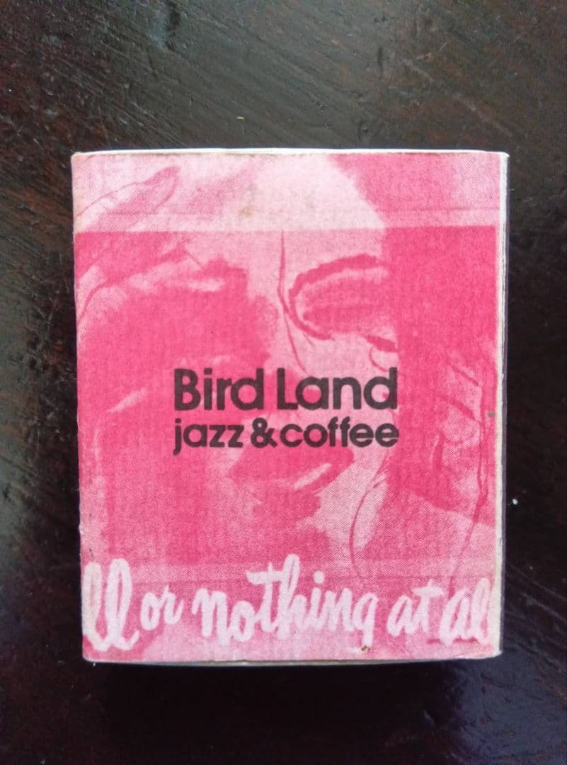 伝説のジャズ喫茶「Bird Land」 未使用マッチ