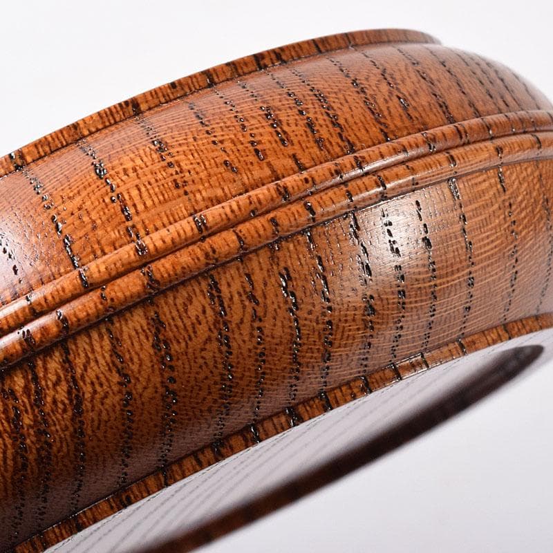 茶道具　川端近左作　太閤桐絵　欅拭漆香合　共布共箱　Ｖ　7703