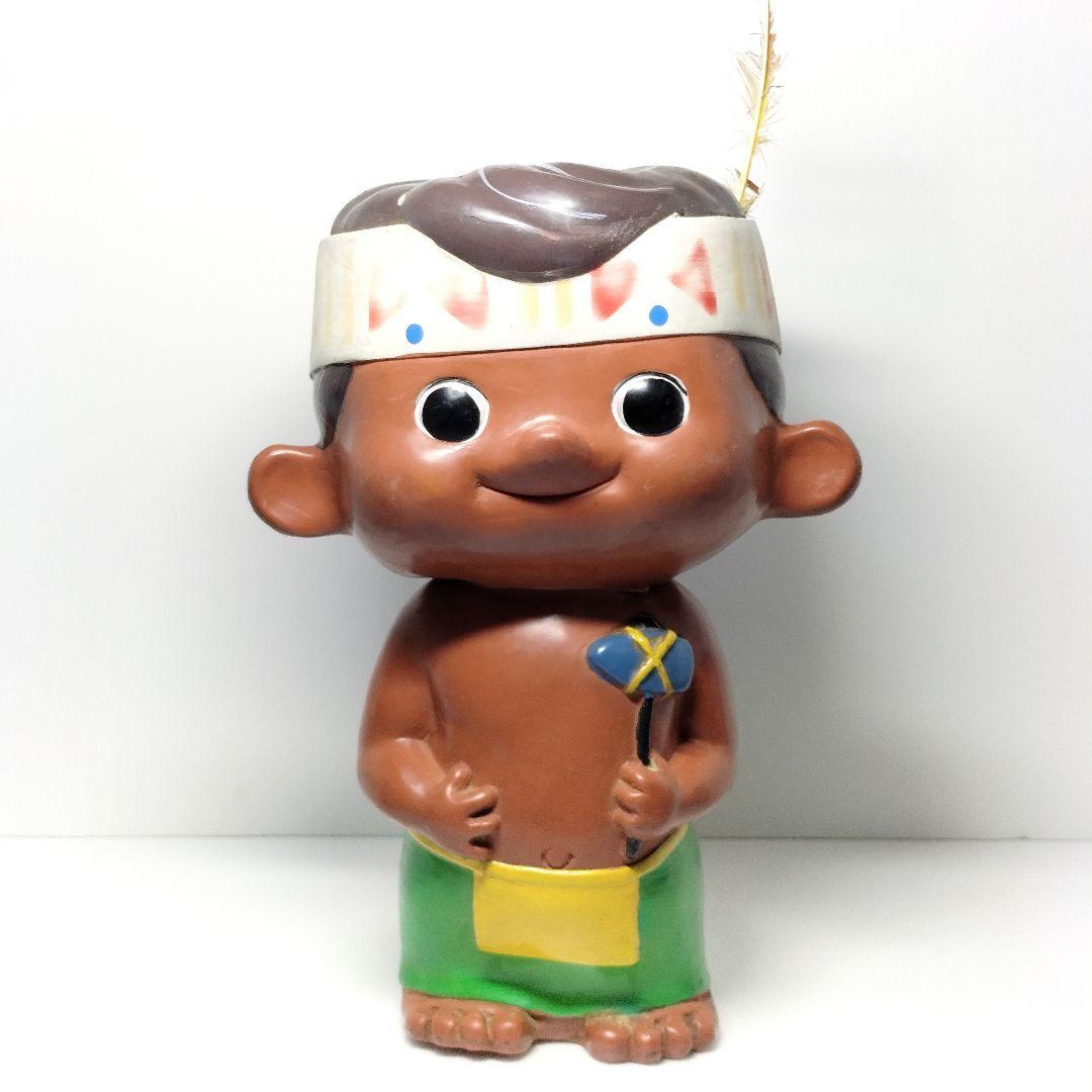 レア 富士銀行 ボクちゃん カウンター ソフビ フィギュア 約31cm レトロ