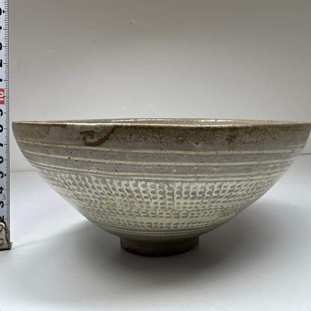 16世紀三島高麗白泥象嵌鉢　木箱付　幅約17.5㎝東Y7-0609⭐︎2Fトニサニ