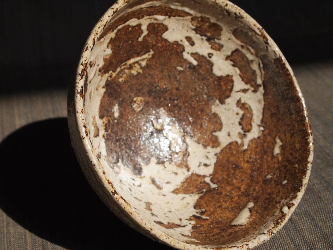 新作★高島聡平【師：伊勢崎淳】★（備前）茶碗★共箱・布