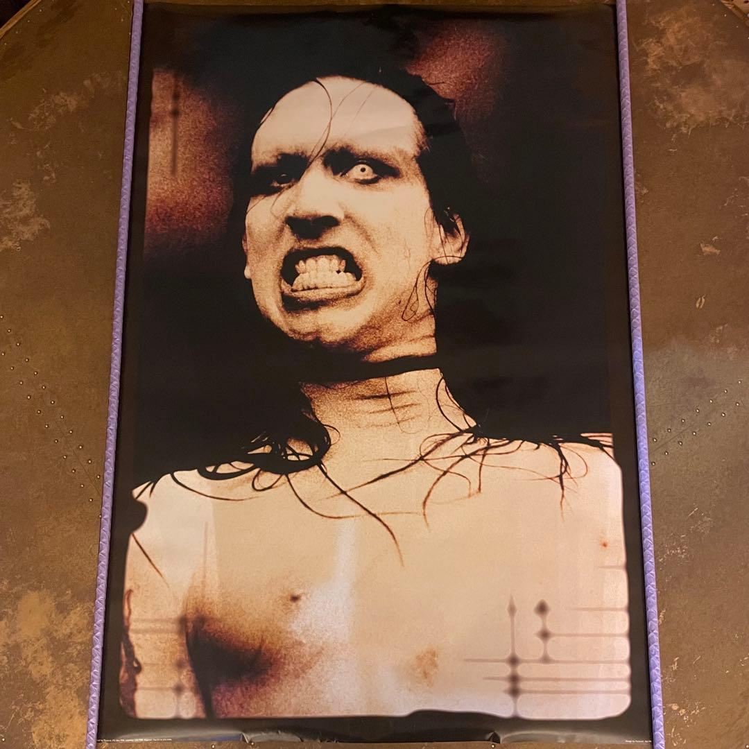 90s デッドストック Marilyn Manson 大判ポスター