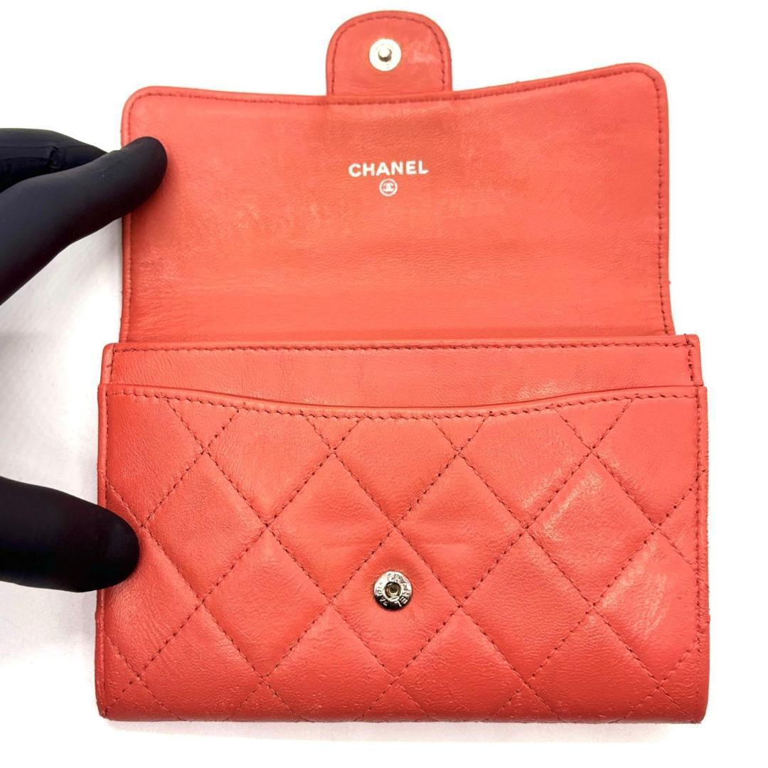 R*⭐様 CHANEL　二つ折り財布 クラシックマトラッセ ココマーク キルティ