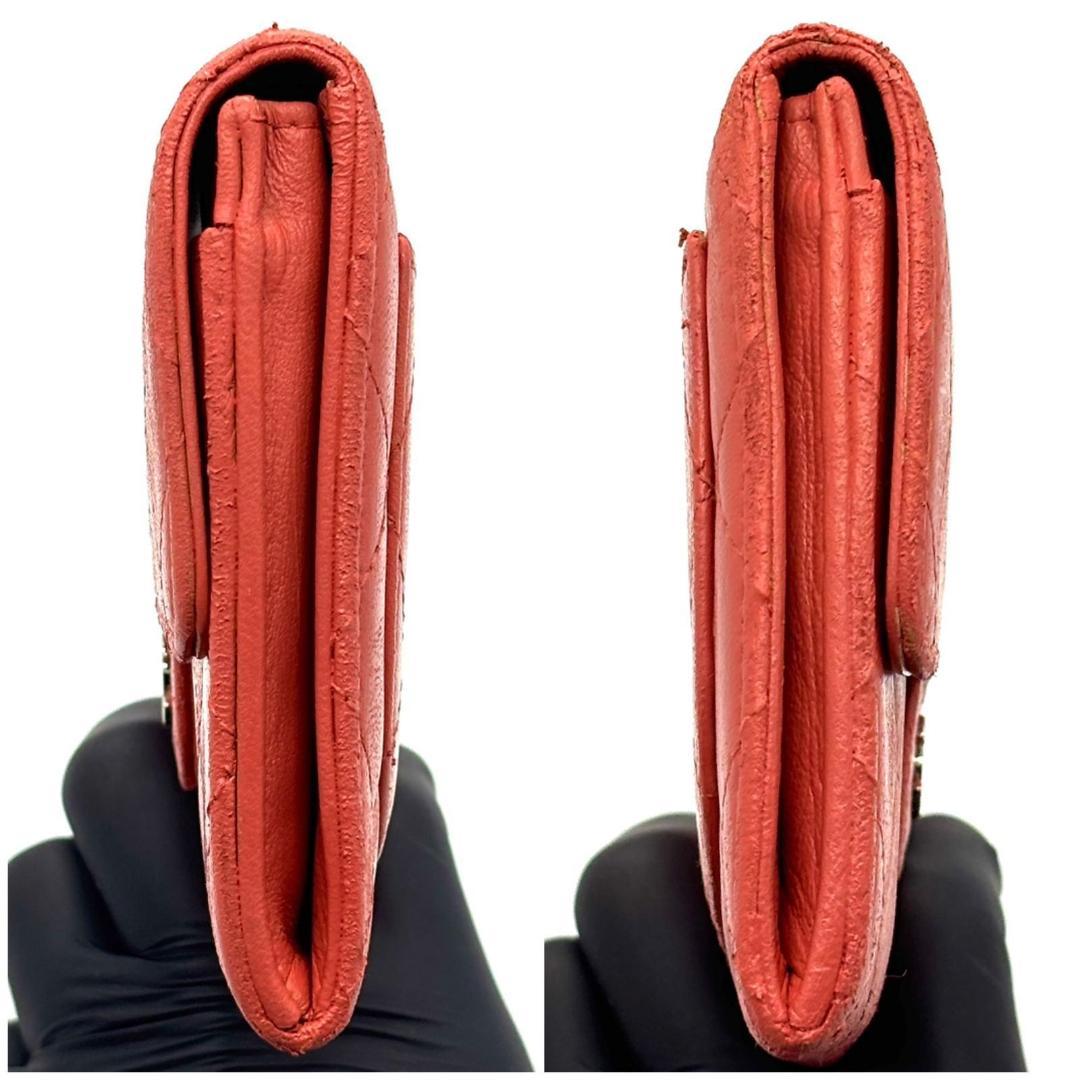 R*⭐様 CHANEL　二つ折り財布 クラシックマトラッセ ココマーク キルティ