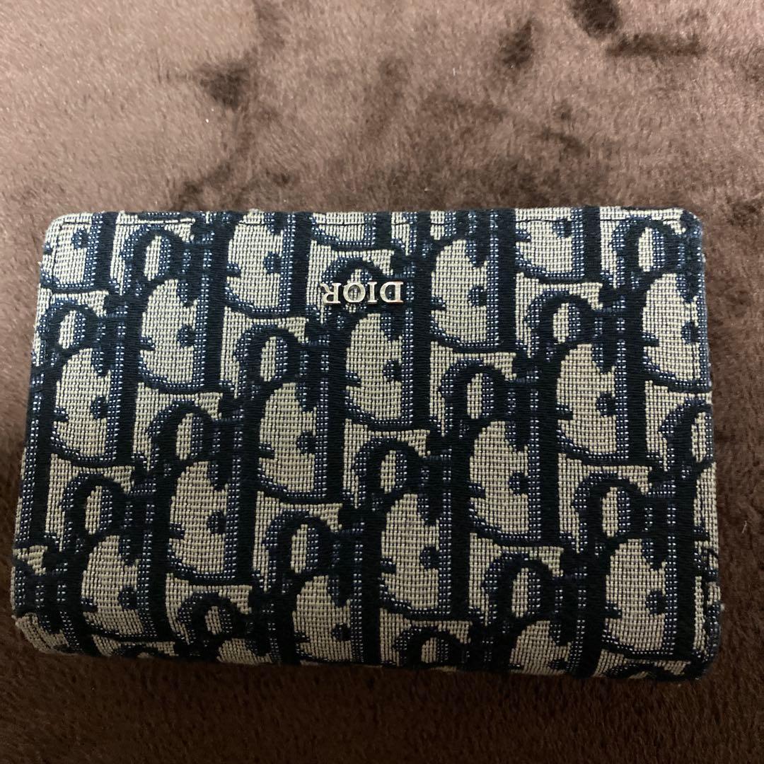 Christian Dior 三つ折り財布 ロゴパターン