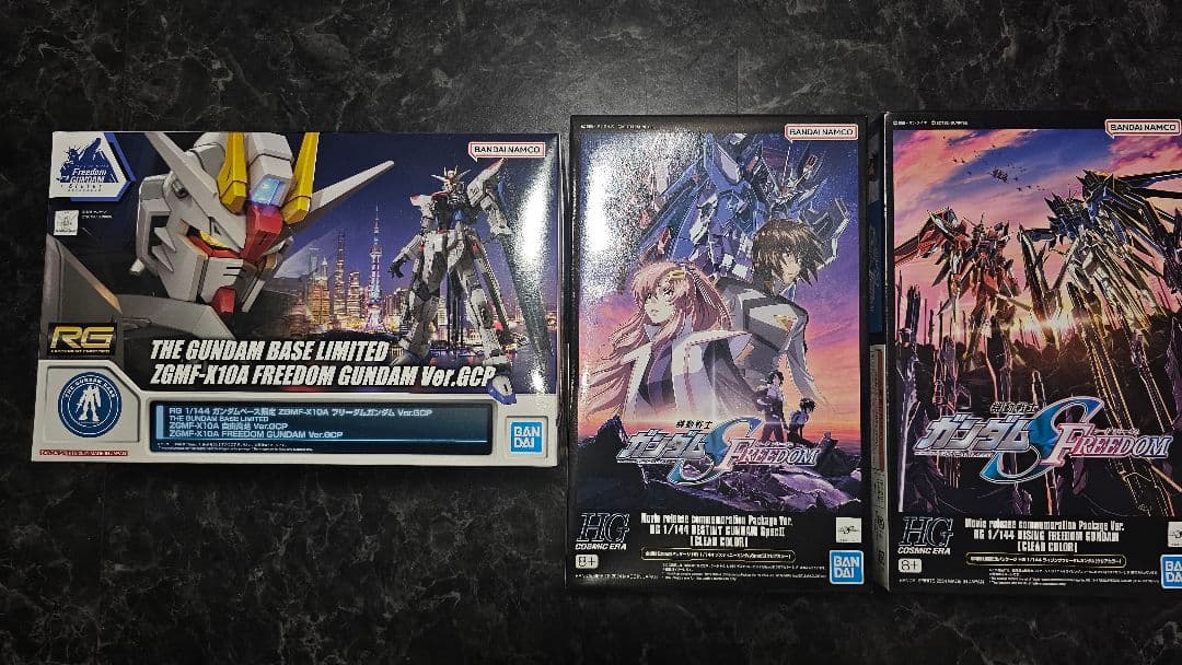 RG フリーダムVer.GCP HGCE デスティニー、ライフリ　まとめ売り
