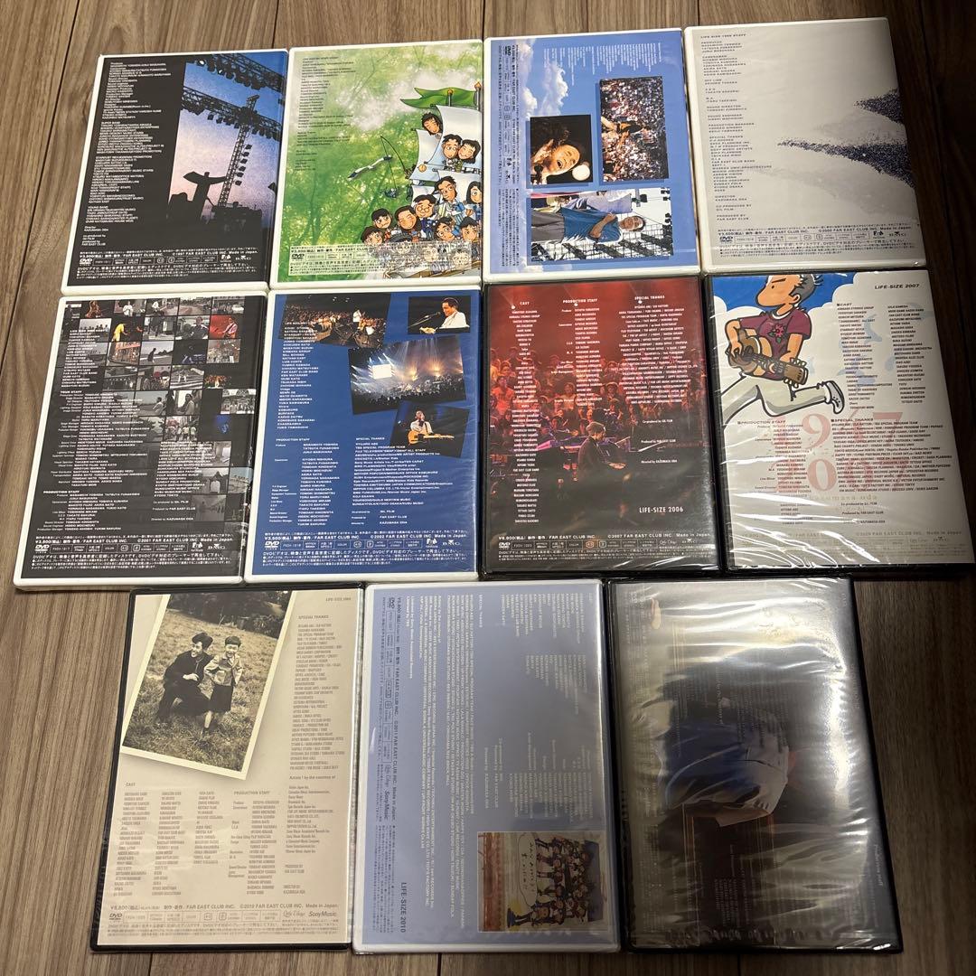 小田和正　LIFE-SIZE 音楽DVD 12枚セット　ファンクラブ限定