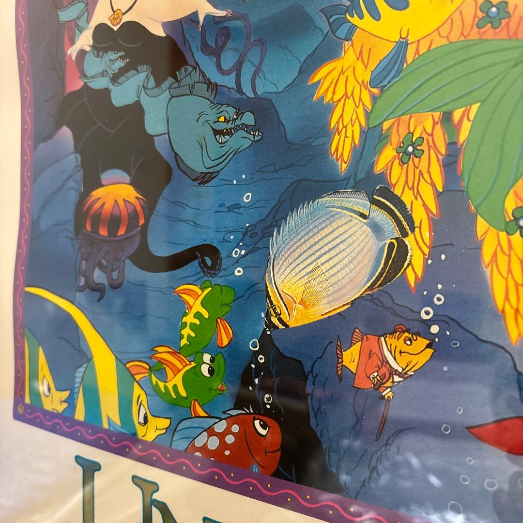 ラッセン　ディズニー　コラボ　UNDER THE SEA ポスター　額装品