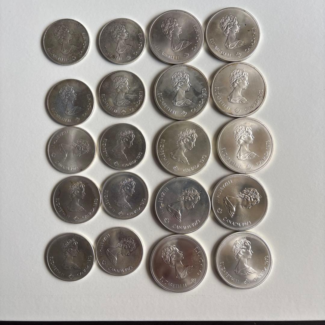 ☆*☆様 モントリオールオリンピック記念銀貨セット　まとめ売り20枚
