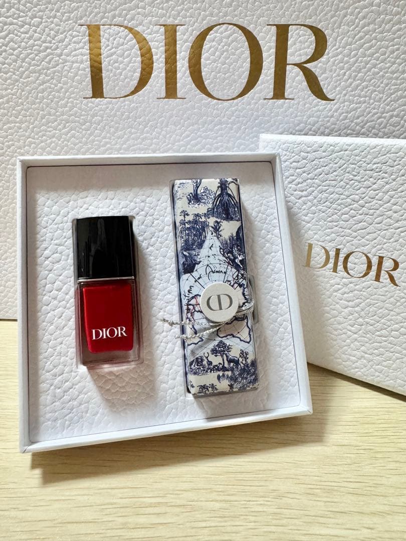 Dior リップグロウ001 Dior ルージュディオール&ネイルセット