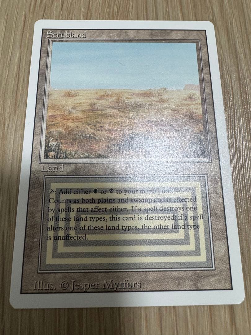 マジック：ザ・ギャザリング MTG Scrubland [3ED]