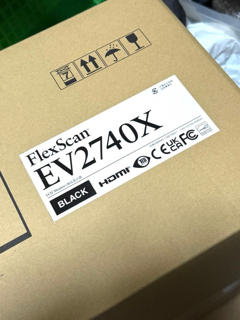 EIZO エイゾー 27型/4K FlexScan EV2740X-BK新品