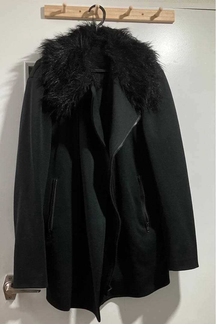 ワイスリー Y-3 3ストライプ ジャージ ライダースコート メンズ ファー付き