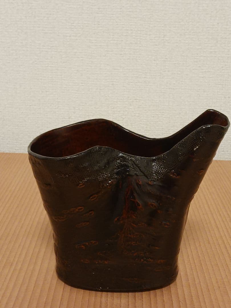 輪島塗　欅皮　湯冷まし　煎茶道具