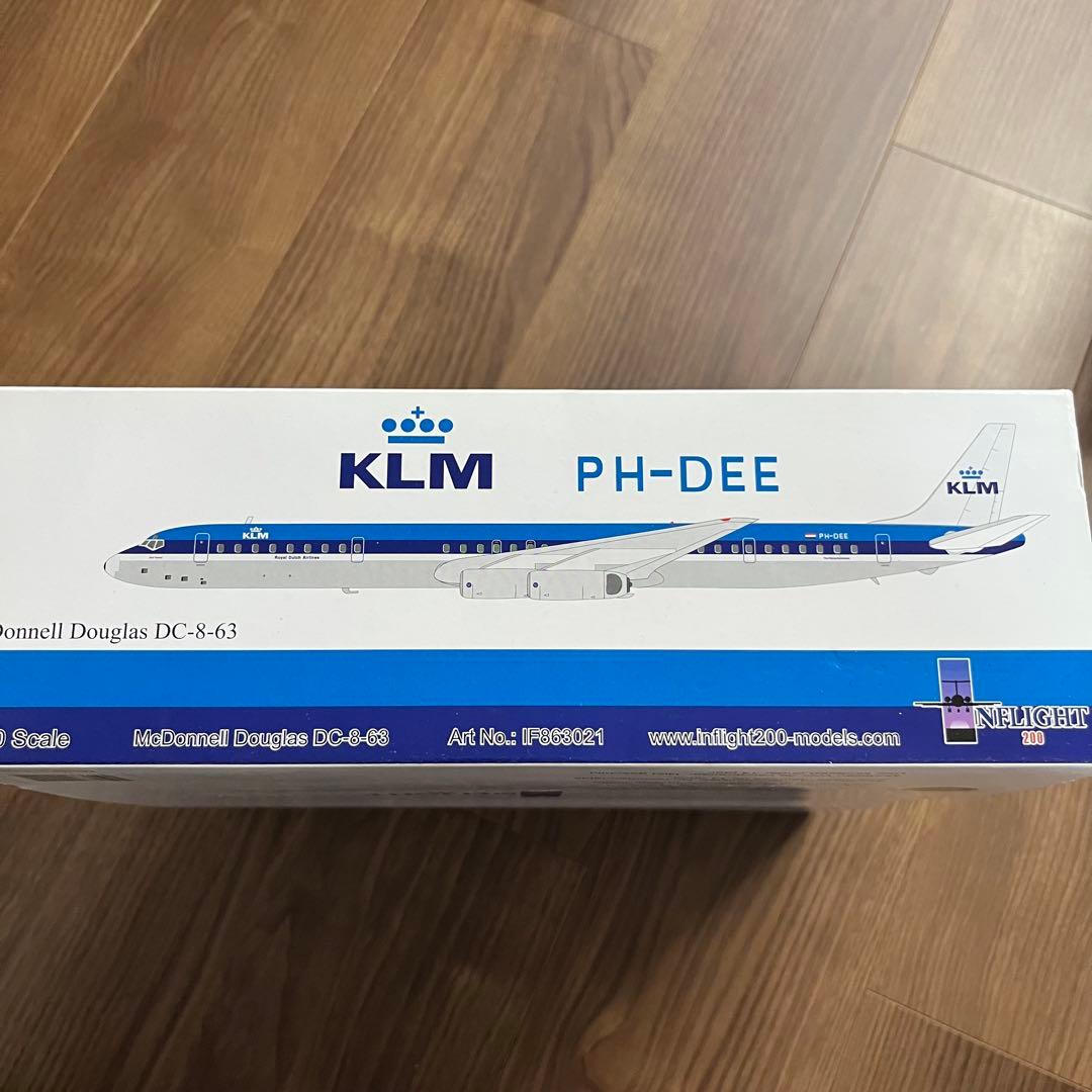 航空機・ヘリコプター KLM McDonnell Douglas DC-8-63 1:200