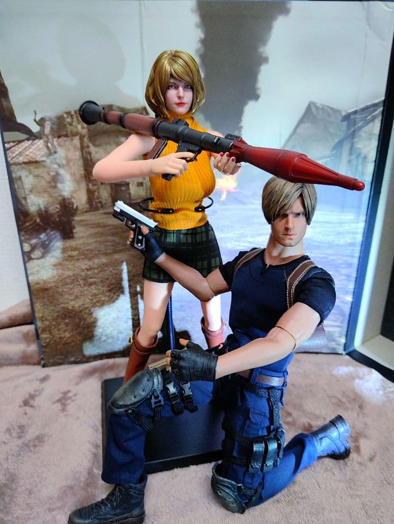 CAPCOM.[biohazard④.1/6(レオン＆アシュリー)]2体セット!
