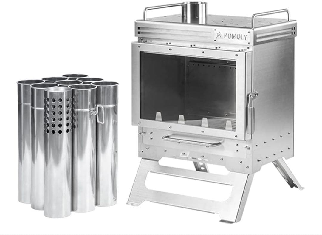 【4回使用】Pomoly Dweller Max 2.0 薪ストーブ 箱付き