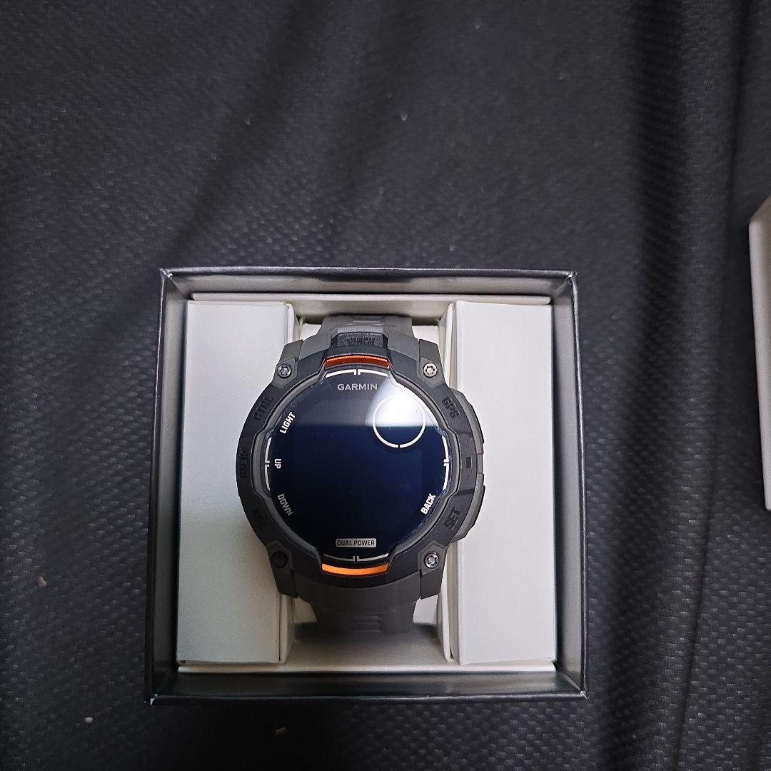 GARMIN Instinct 3 ブラックラバーベルト