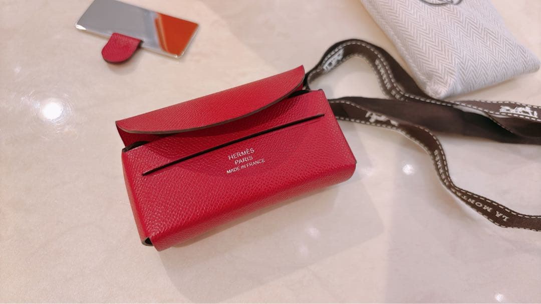 【超美品】HERMESエルメス リップケース　ミロワール