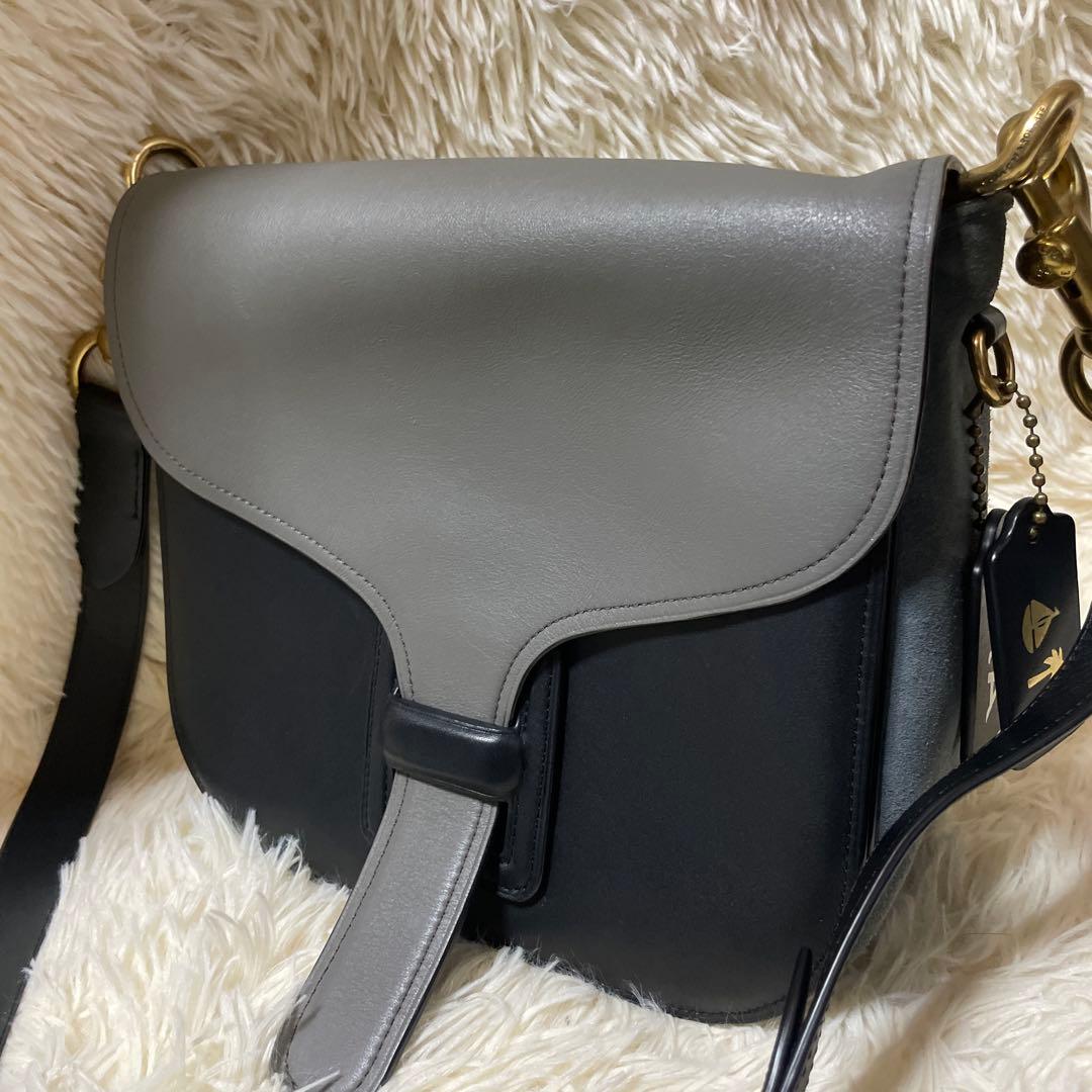 美品　COACH & RODARTE ショルダーバッグ　レザー　スエード