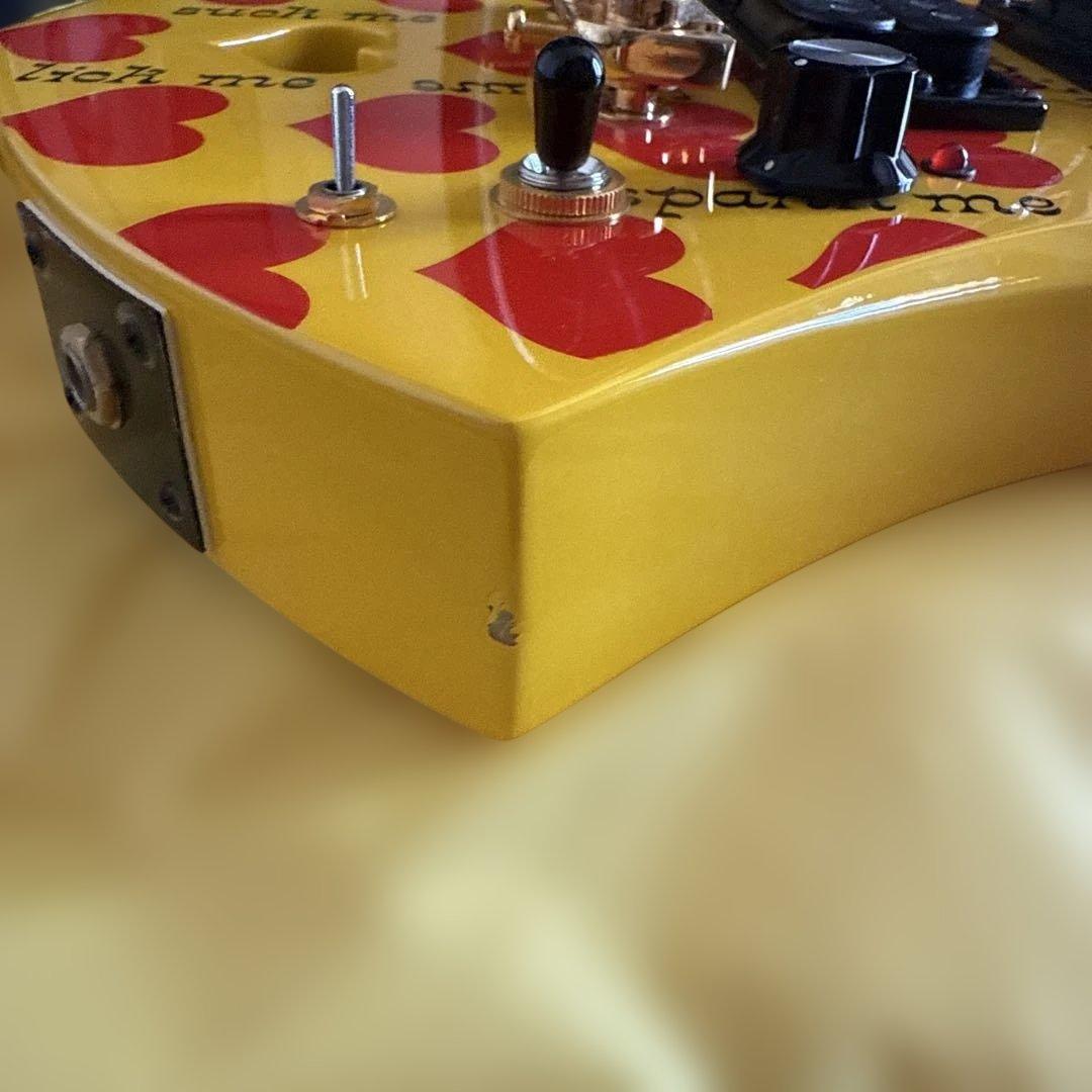 Burny エレキギター ハート柄