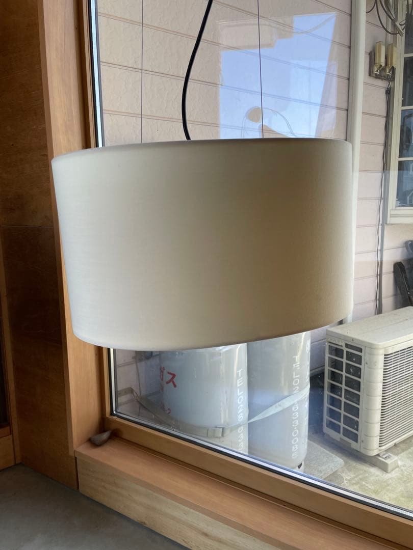 無印良品 廃盤 ペンダントライト 楕円 Mサイズ シェード　照明