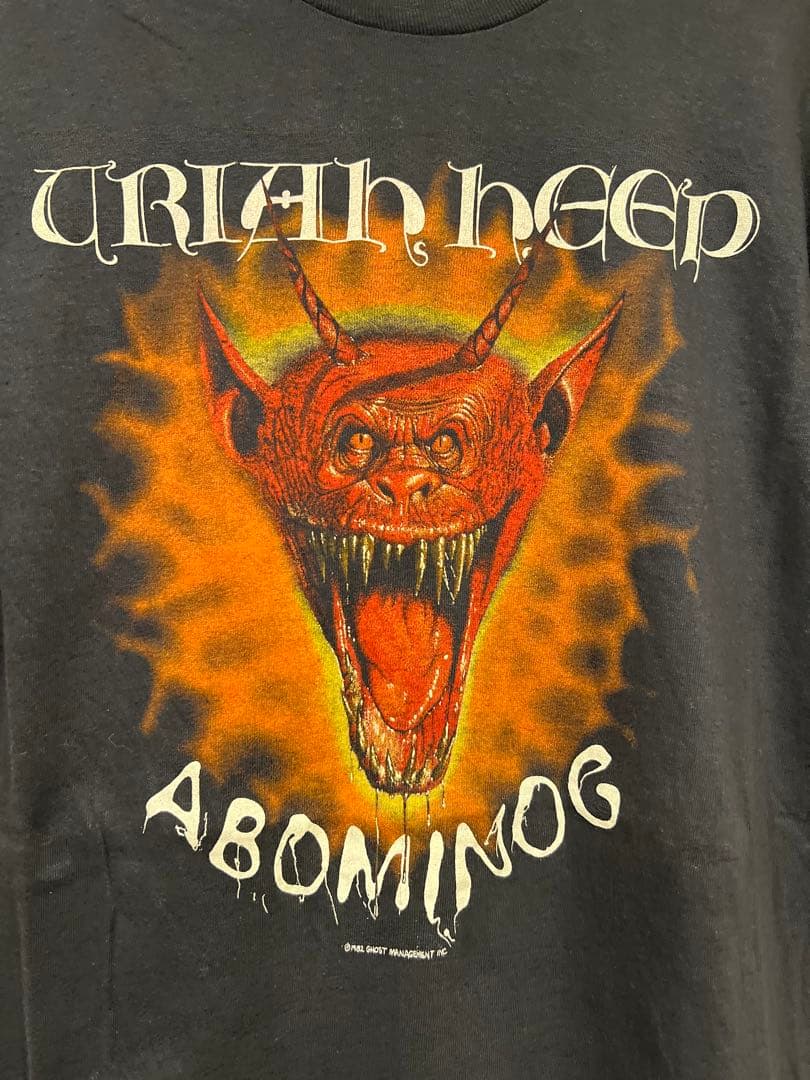 80s Uriah Heep ABOMINOG 1982 ツアーT