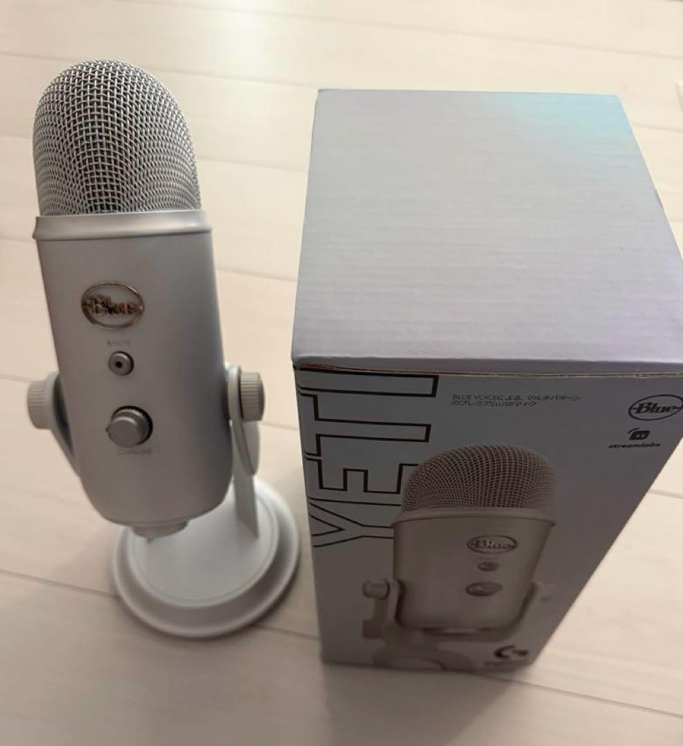 Logicool G Blue Yeti コンデンサーマイク　ホワイトミスト