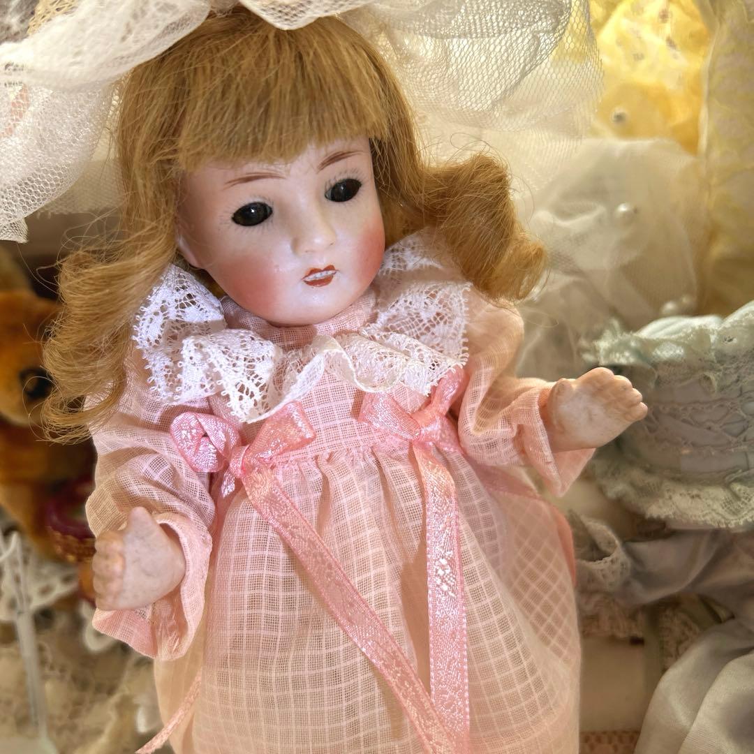 アンティークオールビスクドール 18センチ