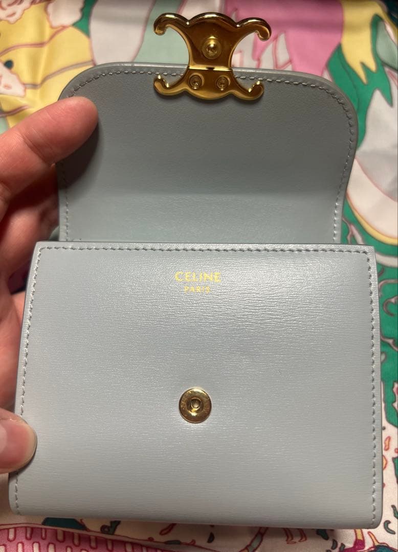 【値下げ】セリーヌ　財布　トリンオフ