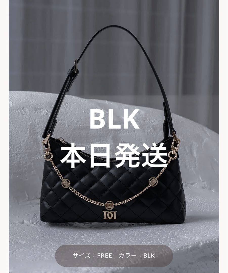 キルティングチェーンハンドミニバック