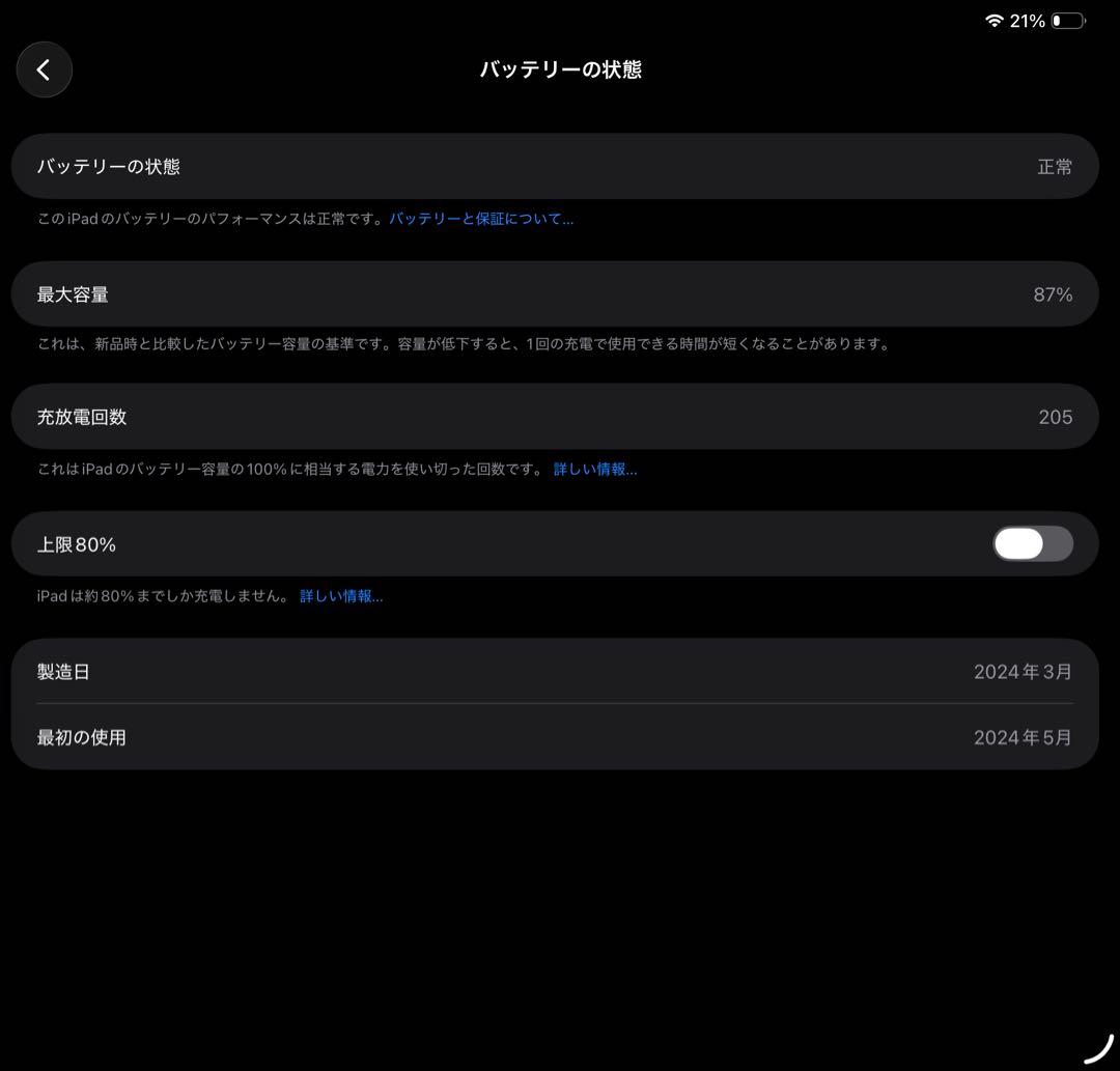 iPad Pro 11インチ (M4) Wi-Fi 256GB スペースブラック