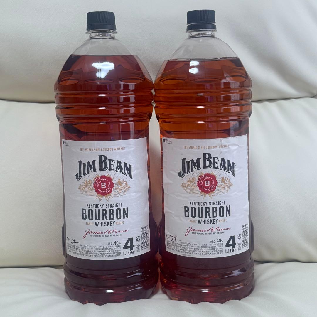 Jim Beam　ジムビーム　バーボンウイスキー　ハイボール　4L　2本セット
