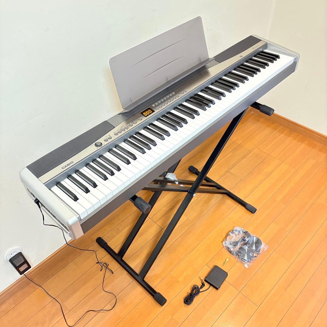 【美品・動作良好】CASIO 電子ピアノ Privia PX-300 付属品多数