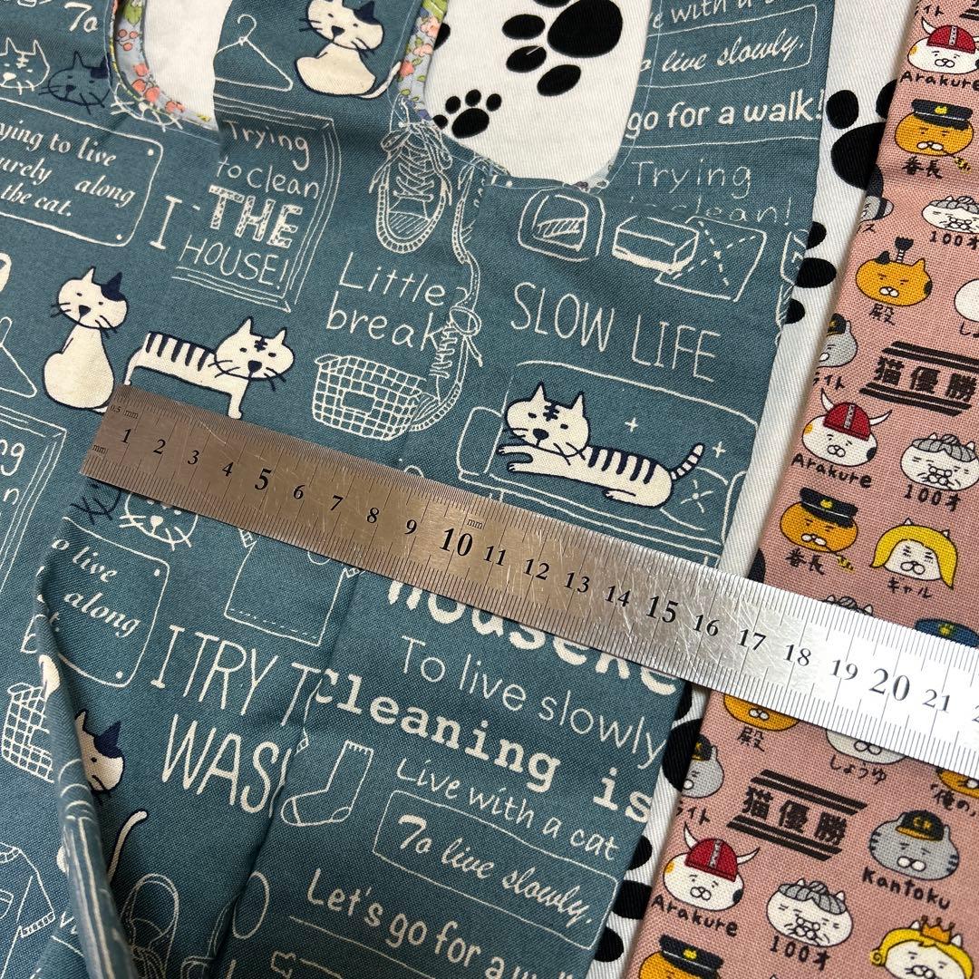 ハンドメイド デカネコキーホルダーチャームセット