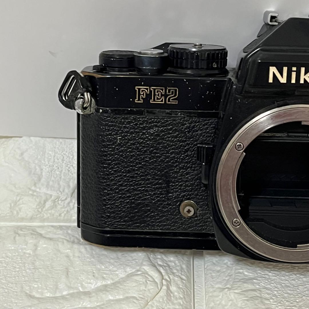 Nikon ニコンFE2 フィルムカメラ ブラックボディ【動作未確認】