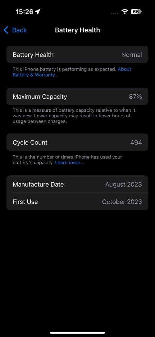 Apple iPhone 15 Pro ブラック128GB SIMフリー