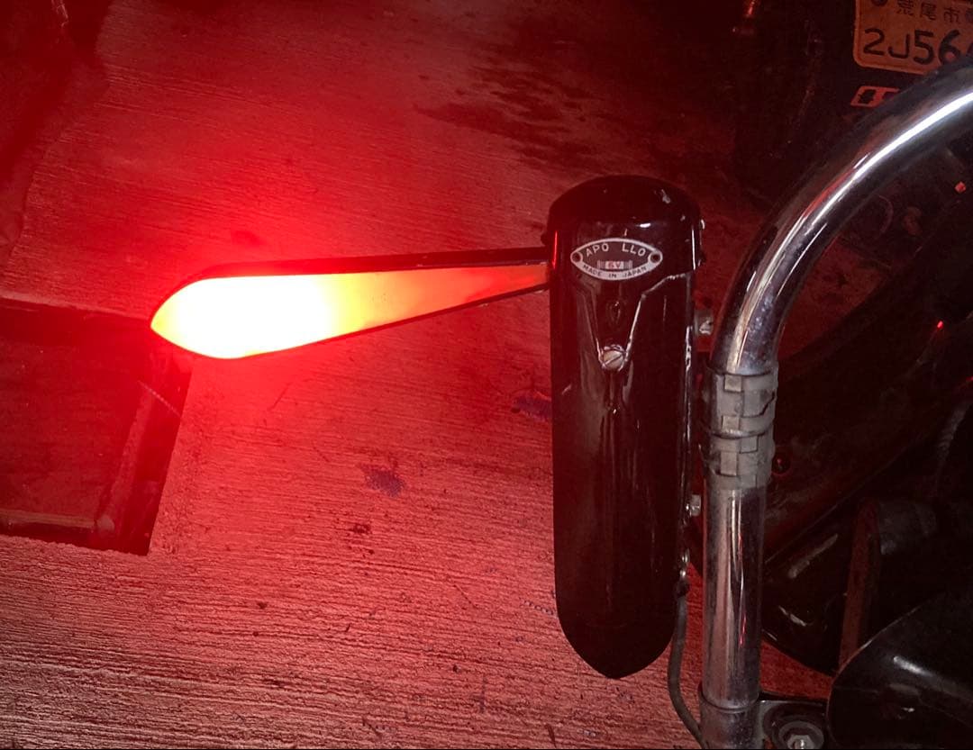 アポロウィンカー（矢羽根式方向指示器） 純正12v仕様 当時レア物 配線図付き