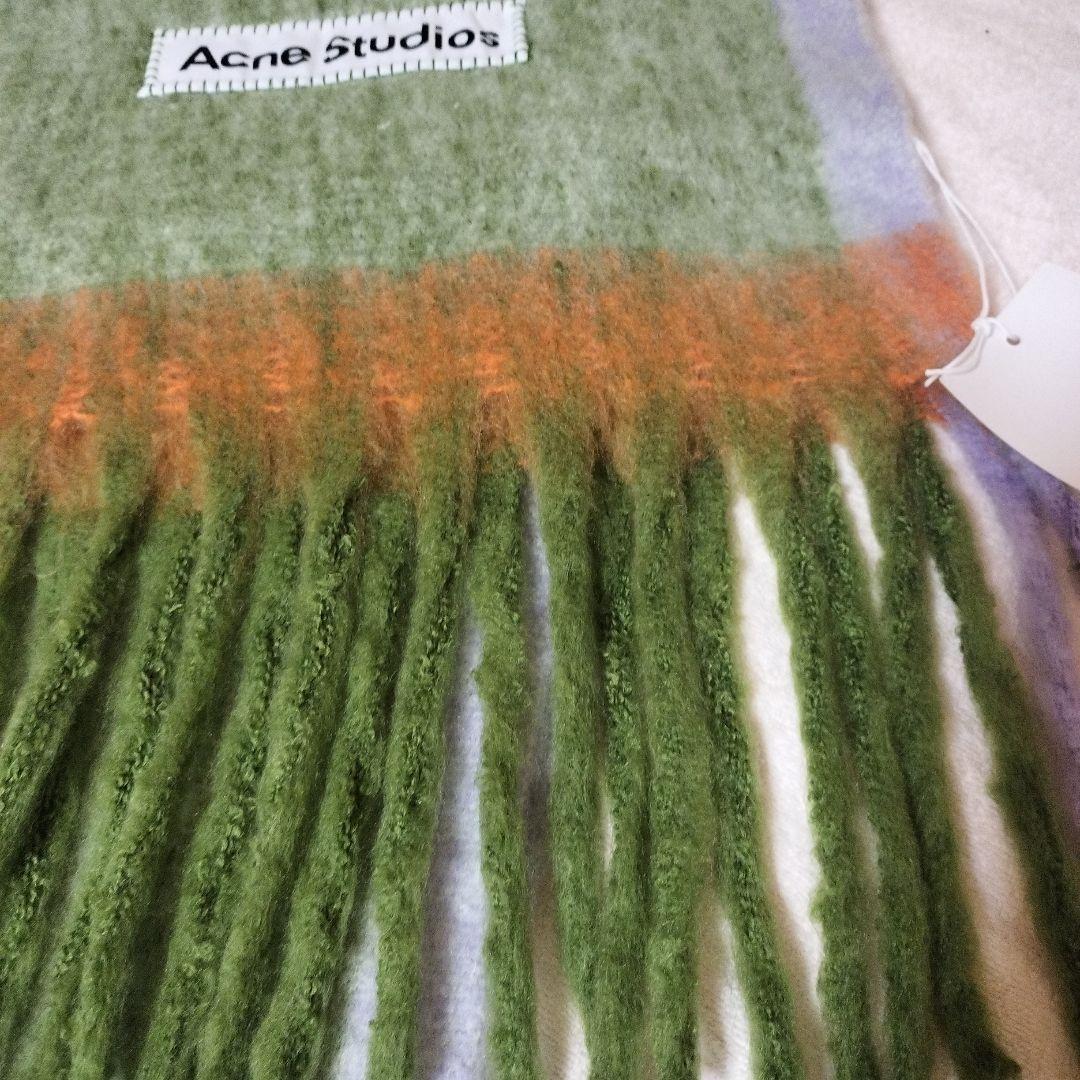 グリーン　ACNE STUDIOS　マフラー　スカーフ