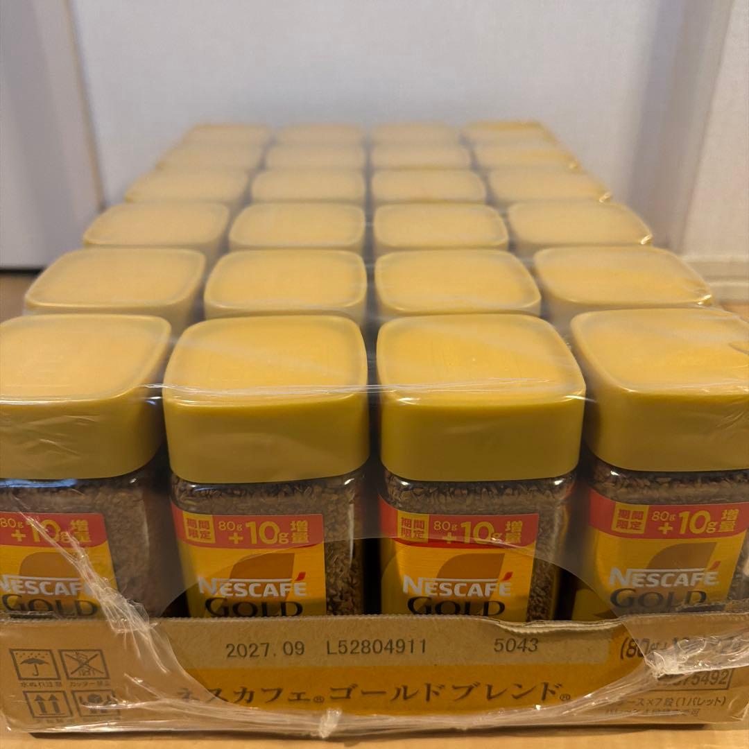 ネスカフェGOLDBLEND ゴールドブレンド80g+10g増量×24本
