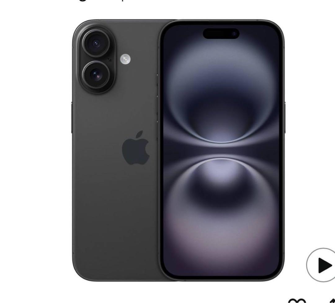 携帯電話本体 iPhone 16