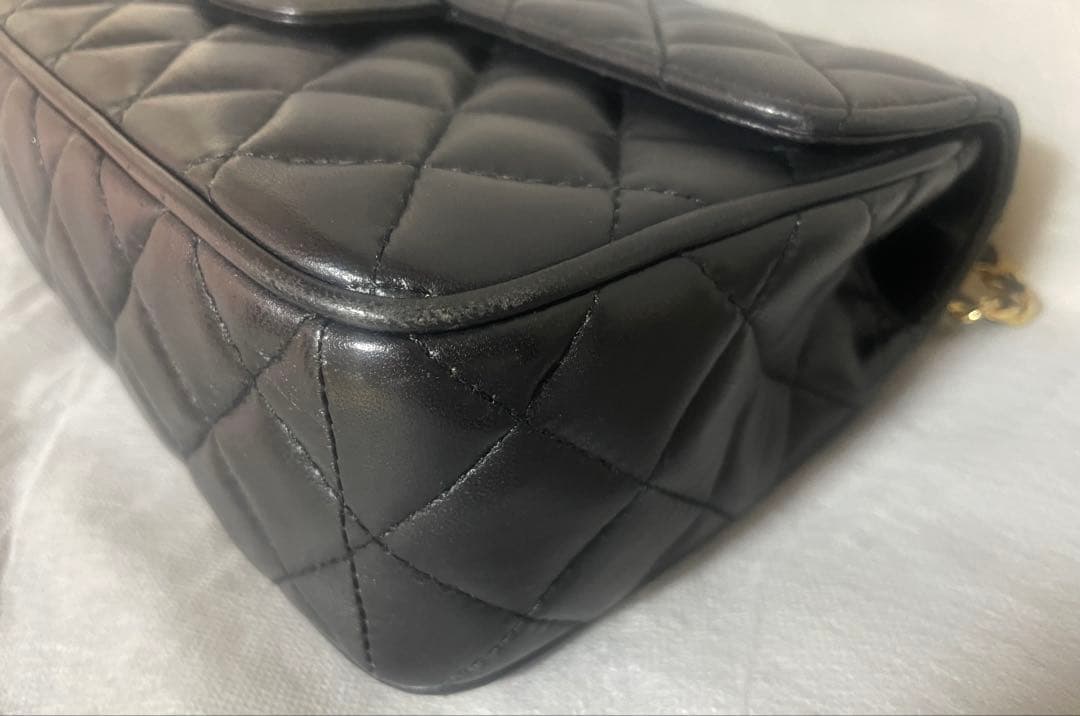 ひ*り様 Givenchy 黒いキルティングショルダーバッグ