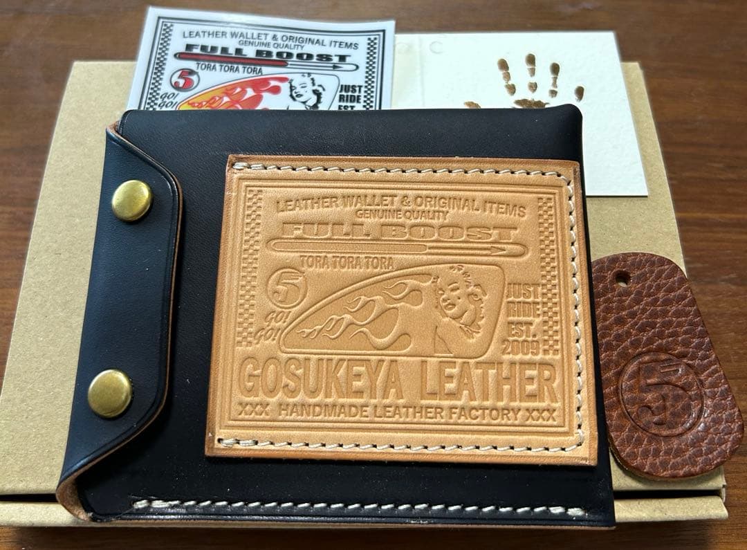 五助屋レザー　ライダースミニウォレット