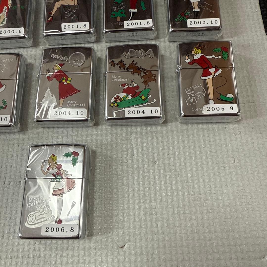 クリスマスデザイン Zippoライター 12個セット