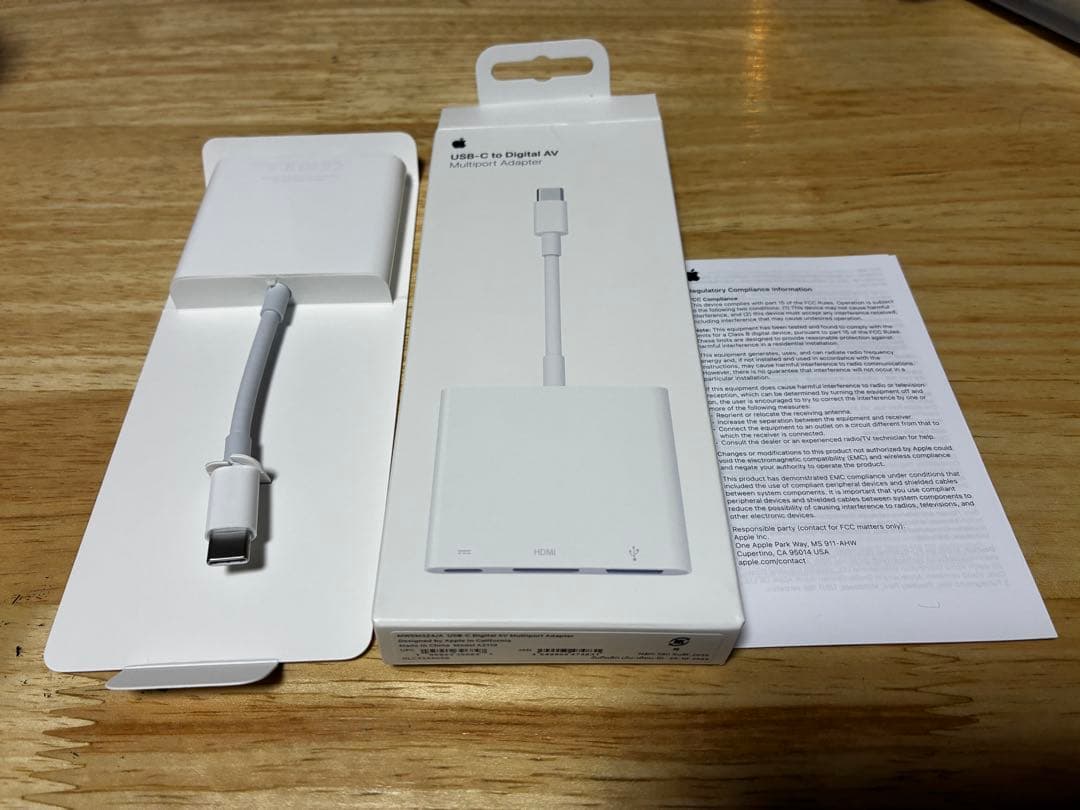 分配器・切替器 Apple USB-C Digital AV Multiport Adapter